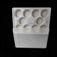 Barquettes à pâtisserie jetables transparentes en PP à 10 cavités avec couvercles à pression, supports en plastique pour gâteaux de lune et cupcakes pour fêtes, pique-niques, et préparations maison