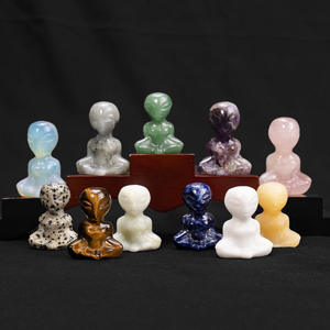 Cristal naturel pierre semi-précieuse dés carré personnage pièces <span class=keywords><strong>jeu</strong></span> de société en Stock - Product Image 1