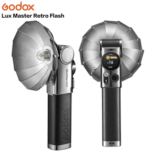 <span class=keywords><strong>Flash</strong></span> pour appareil photo Godox Lux <span class=keywords><strong>Master</strong></span> Retro TTL HSS avec écran tactile, synchronisation sans fil, batterie intégrée, système sans fil 2.4G compatible X - Product Image 2