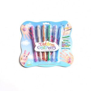 Custom Plastic Glitter Tattoo Gel Pen Set With 0.5/1.0Mm Tips and Multi-Colored Ink for Promotional <b>Gifts</b> - Product Image 1