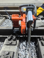 Scie à rail portable et coupeuse Machine de découpe de voie Prix réduit Matériel de construction ferroviaire Pièces et accessoires ferroviaires