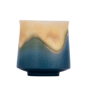Vente en gros de tasses à thé culturelles en céramique Ensemble de tasses transformées au four Quad-Colors avec hôte pour cadeau d'entreprise - Product Image 3