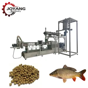 Extrudeuse flottante de grande capacité pour aliments pour poissons Machine de fabrication d'aliments pour crevettes coulant Ligne de production d'aliments pour animaux aquatiques