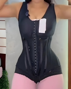 Cơ thể liền mạch Shaper cho mặc hàng ngày hai lớp mạnh mẽ Tummy kiểm soát thong Shapewear - Product Image 4