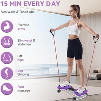 Wellshow Sport Waist Twister Machine Ab Twister Réglable Exercice Twist Board pour Femmes Hommes avec Affichage Numérique