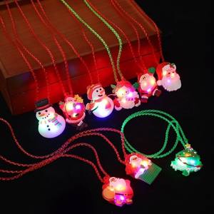 LED lampu kilat Halloween lampu jari labu hantu kepala gelang kalung untuk Natal dekorasi pesta Thanksgiving - Product Image 6