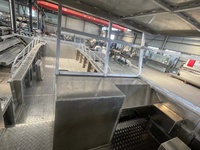 Bateau de pêche à vendre 10m/33ft, type conteneur, à fond peu profond, en aluminium marin, avec toilettes séparées