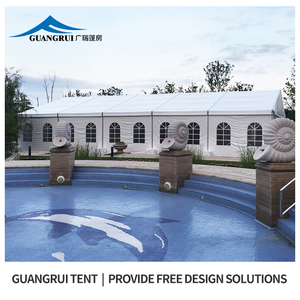 Sang trọng thương mại đám cưới ngoài trời Lều Trắng <span class=keywords><strong>PVC</strong></span> bìa sang trọng marquee ghế cho 200 người tùy chỉnh kích cỡ màu sắc phong cách bán - Product Image 2