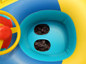 <span class=keywords><strong>Flotador</strong></span> inflable de Pvc para <span class=keywords><strong>volante</strong></span> de coche, para niños y bebés, venta al por mayor - Product Image 3