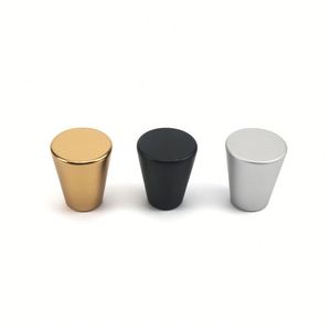 Tiradores de cajones modernos y ecológicos, herrajes para muebles, pomo para cómoda, tirador de gabinete dorado, aleación de aluminio, para armario, cocina y alacena - Product Image 5