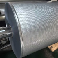 Rouleau de film d'aluminium à faible émissivité (Low-E) pour barrière radiante, film d'isolation thermique laminé pour toiture de bâtiment et conduits de CVC