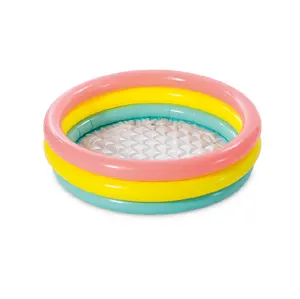 Intex 58924 3 кольца Закат свечение детский бассейн красочные надувные бассейны