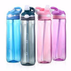 Bouteilles d'eau en plastique transparent, boissons rondes en Tritan, produits uniques et populaires, ml - Product Image 1
