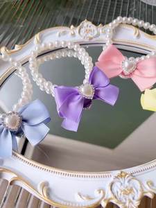 Nuevo Collar de Lujo para Mascotas con Perlas de Varios Tamaños, Accesorio de Moda para Fotos de Perros y Gatos - Product Image 3