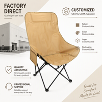Chaise pliante d'extérieur à dossier haut pour camping et pique-nique, tabouret portable de plage, chaise de croquis d'extérieur – Vente en gros usine