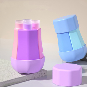 Botella de Silicona 4 en 1 para Gimnasio y Ducha |   Dispensador de Artículos de Aseo Todo en Uno, Fácil de Apretar, para Después del Ejercicio, Natación y Estilos de Vida Activos - Product Image 4