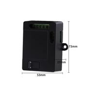 Télécommande sans fil 433 MHz AC220V 2CH, récepteur et émetteur RF universels pour le contrôle des portes de garage et des moteurs de portails