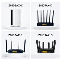 Nuevo Router 5G Inalámbrico para el Hogar WiFi 6 OpenWrt 21 de Doble Banda 2.4G y 5.8G 3000Mbps 256MB DDR3 802.11ax con Chipset MT7981B QoS Firewall VPN