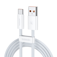 Cable Toocki de Larga Duración, Carga Rápida de 66W, Exterior Trenzado de Alta Densidad, Estabilización de Voltaje para Uso con Múltiples Dispositivos