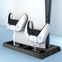 Support de console HD multifonctionnel avec ventilateur de refroidissement et chargeur numérique pour manette PS et autres modèles, autres marques, moule privé