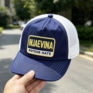 Custom 3D Embroidered Baseball Cap Breathable Mesh Trucker <b>Hat</b> Dad Cap for Unisex Adjustable Snapback for Outdoor - Product Image 5