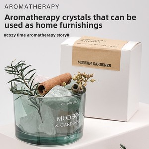 Pierres Diffuseuses d'Arômes pour Intérieur, <span class=keywords><strong>Parfum</strong></span> Durable pour la Maison, Pierre de Cristal, Huile Essentielle, Arôme Sans Flamme, Boîte Emballée - Product Image 3