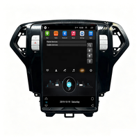 Reproductor Multimedia Vertical para Automóvil Tesla con Android 13 de 12.8 Pulgadas para Ford Mondeo 2006-2010, CarPlay Inalámbrico, Android Auto, DSP