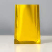 Poche aluminisée colorée imprimée sur mesure de papier d'aluminium masque plat poudre cosmétique 3 emballage de poche de joint latéral