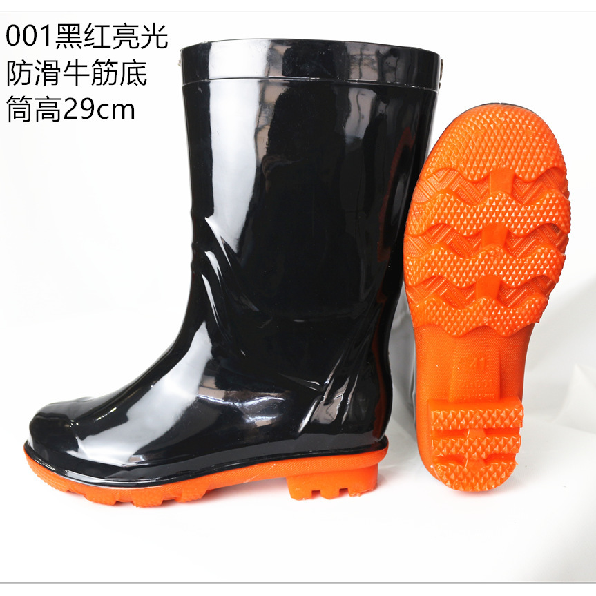 001 พื้นยางเคลือบเงาสีดำและแดง