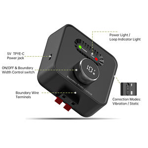 In-Ground Electric Fence Wiederauf lad bares System Einstellbar 5 Modi Vibrations schock halsband IP67 Wasserdichter 150m Hunde grenz kunststoff - Product Image 4