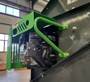 EPA पेट्रोल संचालित मिट्टी स्क्रीन रेत बजरी saperating मशीन खाद screener