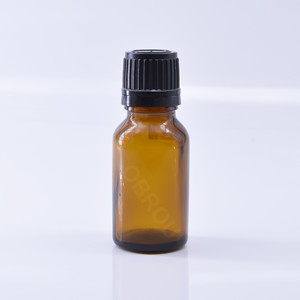 Großhandel 100 Stück 15ml-50ml Zylindrische Glasflasche Auslaufsicher Ölnebel-Flasche Schraubverschluss Braun Essenz Flüssigkeit Bernsteinfarben Diebstahlsicher Parfümiert - Product Image 2