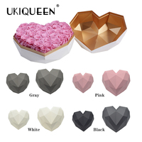 Cadeaux de la Saint-Valentin pour les mères en gros, roses éternelles, fleurs immortelles, roses préservées dans une boîte en forme de cœur