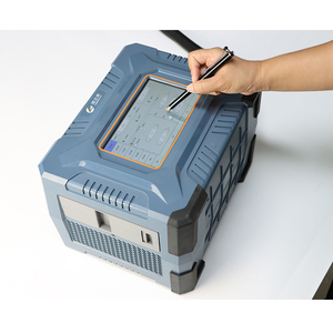 Kim loại lốp <span class=keywords><strong>vin</strong></span> số sợi mạnh mẽ khắc laser đánh dấu Máy Khắc đánh dấu cho xây dựng thương hiệu cầm tay hoặc di động 50 Wát - Product Image 1