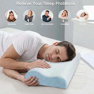 Almohada de Soporte Cervical al por Mayor, Almohada de Espuma Viscoelástica con Contorno de Mariposa para Alivio del Dolor y Anti-Ronquidos, para Dormir en la Cama - Product Image 2
