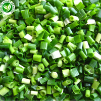 Vente en gros de petits oignons verts échalotes congelés de Chine Coupes de segment dés d'oignons de printemps Bandes en dés Bâton de congélation en vrac