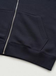 Sudadera Unisex Personalizada con Bordado y Grabado Frontal, 100% Algodón Tejido Transpirable, Cierre de Cremallera, Hombros Caídos, para Invierno y Otoño - Product Image 4