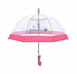 Parasols transparents miniatures en plastique de haute qualité, mignons et automatiques, personnalisables avec impression de logo, pour enfants, pour l'extérieur - Product Image 1