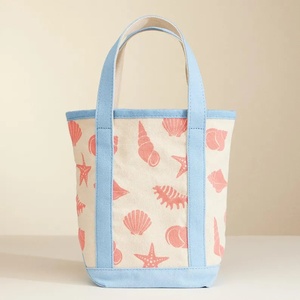 Nuevo estilo portátil ligero lindo monedero de verano pequeño bolso de lona de concha marina para Ues todos los días - Product Image 4