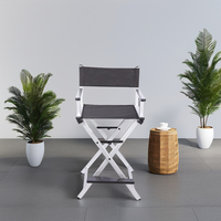 Chaise en alliage d'aluminium de loisirs en plein air de haute qualité chaise de plage pliable chaise de directeur de maquillage d'intérieur