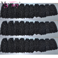 Extensiones de Cabello Humano Virgen Vietnamita 15A de Doble Trama, Rizado Pixie, Grueso y Liso, de Proveedores de Cabello Humano SDD