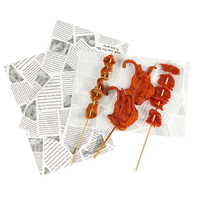 Papier d'emballage alimentaire en silicone double couche, qualité alimentaire, résistant à la graisse, pour gâteaux, sandwichs et hamburgers, conception et taille personnalisées, vente en gros