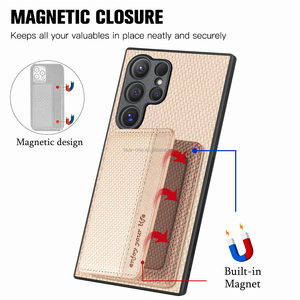 สีฟ้าทนทาน Universal Pu ป้องกันกระเป๋าสตางค์ส่วนบุคคลโทรศัพท์ฝาหลังสําหรับ <span class=keywords><strong>Samsung</strong></span> <span class=keywords><strong>Galaxy</strong></span> A14 / A15 - Product Image 6