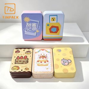 Boîte en métal décorative personnalisée, durable et portable, boîte de rangement multi-usages pour papier <span class=keywords><strong>photo</strong></span> Instax Mini et petits cadeaux - Product Image 2