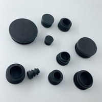 2026 Meilleures ventes : Accessoire de quincaillerie pour meubles, embouts ronds en plastique noirs de plusieurs tailles pour tables, chaises et tuyaux