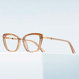 Gafas de Computadora con Bloqueo de Luz Azul para Mujer, Monturas de Gafas con Diseño de Ojo de Gato, Anti Luz Azul, con Logotipo Personalizado al por Mayor - Product Image 3