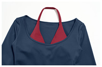 Ensemble de yoga superposé uni, col en V, taille élastique, pantalon court mi-mollet, tenue d'entraînement 2 pièces, vêtements de fitness respirants
