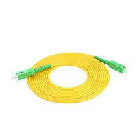 SC/UPC Cabo Yellow LSZH SM MM single core fibra optica patch cord optic fiber sc