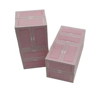 Caixa de papel de perfume personalizada, caixa mágica de algodão de pérola com papelão