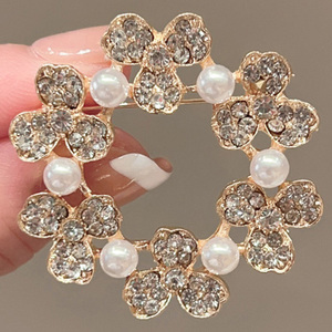 WEGOODZF Ingrosso Nuove Spille in Lega alla Moda con Perle e Strass, Ciondoli <span class=keywords><strong>per</strong></span> Scarpe, Bottoni <span class=keywords><strong>per</strong></span> Sciarpe, Accessori <span class=keywords><strong>per</strong></span> Abbigliamento - Product Image 3